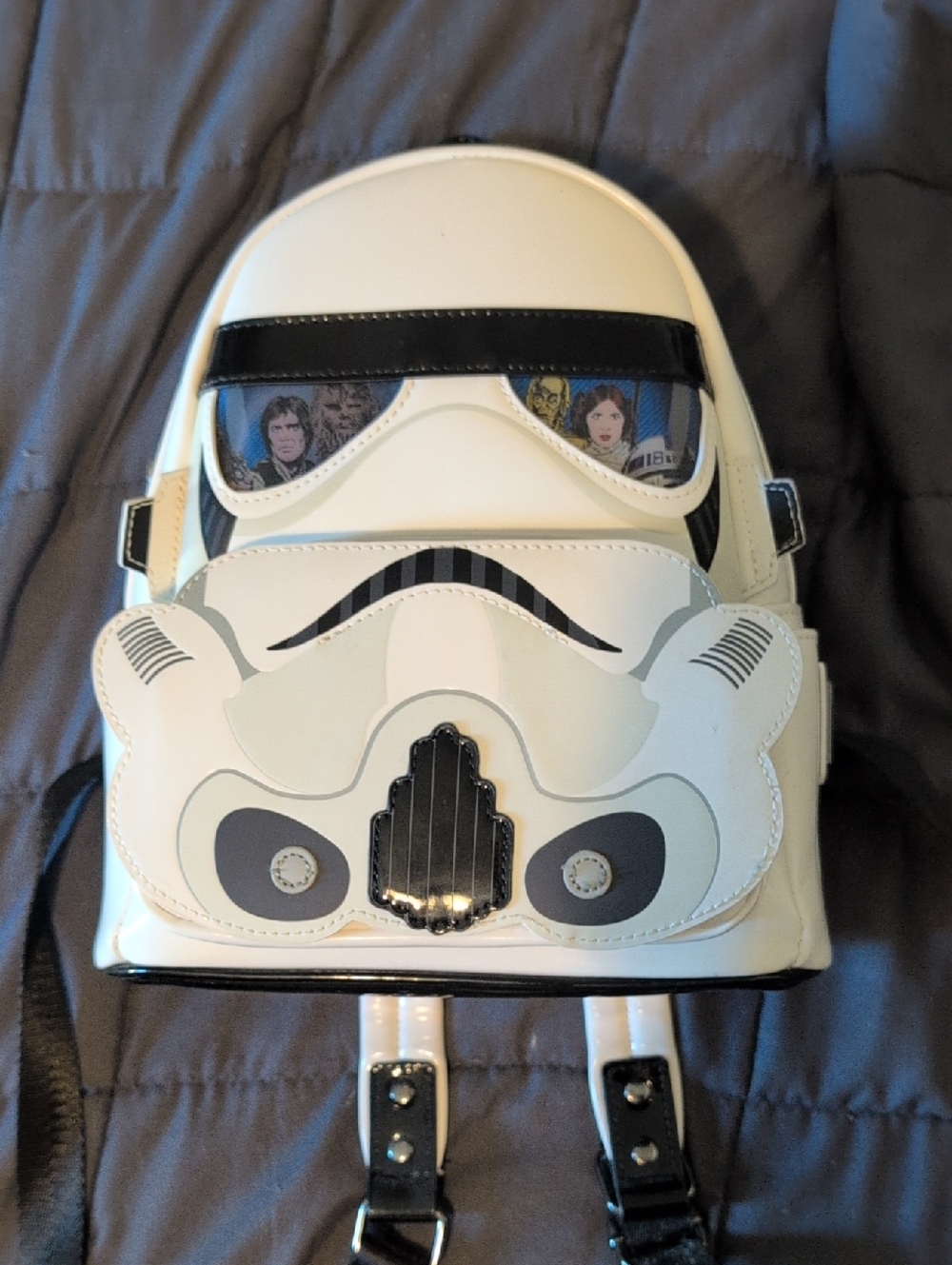 Loungefly Star Wars Stormtrooper Mini Backpack in White and Black